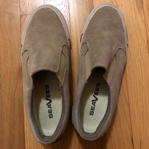 SeaVees Women’s Taupe Suede Slip-on Sneaker Size 6